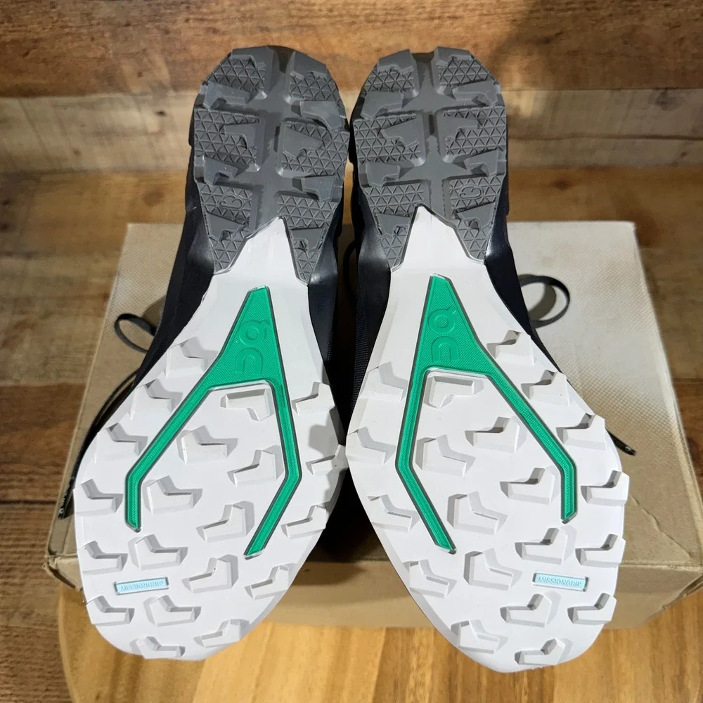 On‎ Running Shoes Womens 8.5 Black Sneakers Cloudventure Peak 3 Trail Hiking
